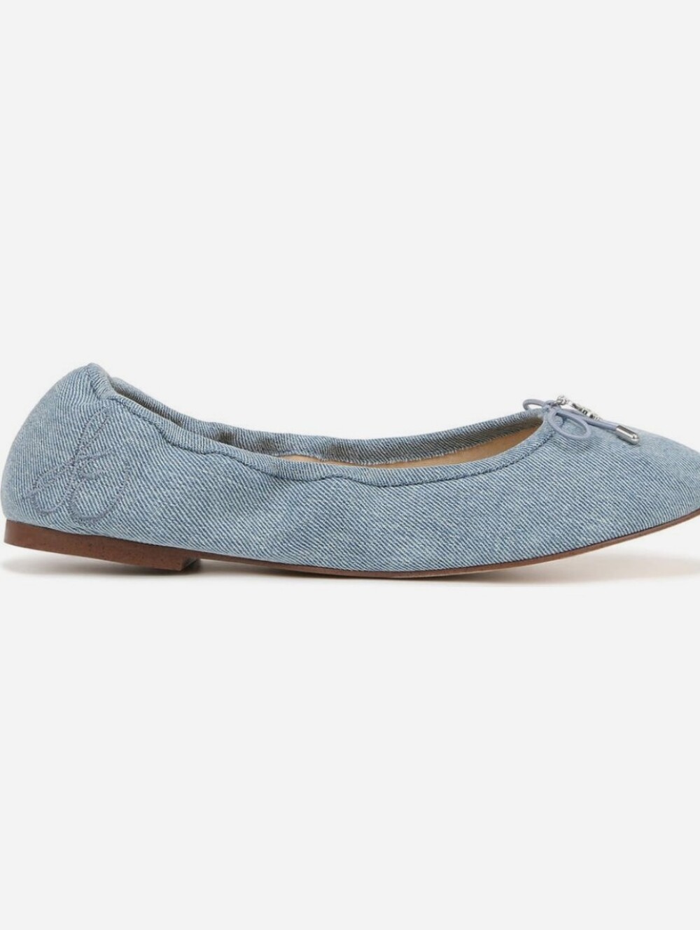 Sam Edelman Felicia Blue Ballet Flat Shoes Msrp $130 - Picture 3 of 4